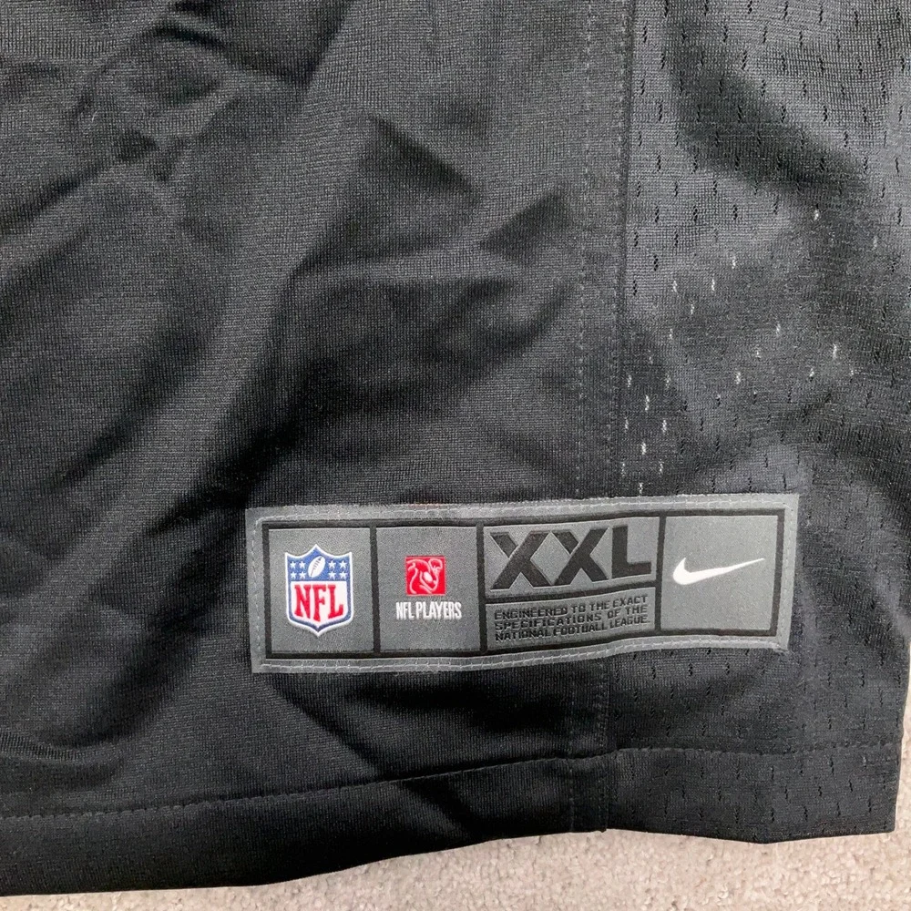 Nike Pittsburgh Steelers Jersey Mens XXL Black Ben Roethlisberger 7 NFL Game Day